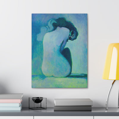 "Seated Nude" by Tony Roko, Canvas Gallery Wrap