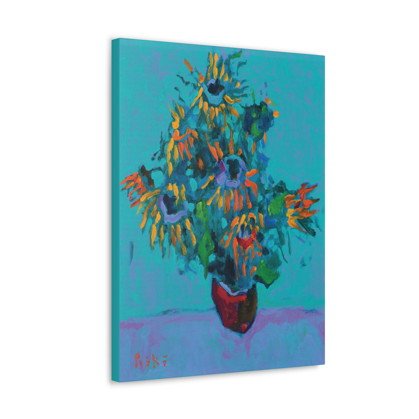 "The Forgotten Sunflowers" by Tony Roko, Canvas Gallery Wrap