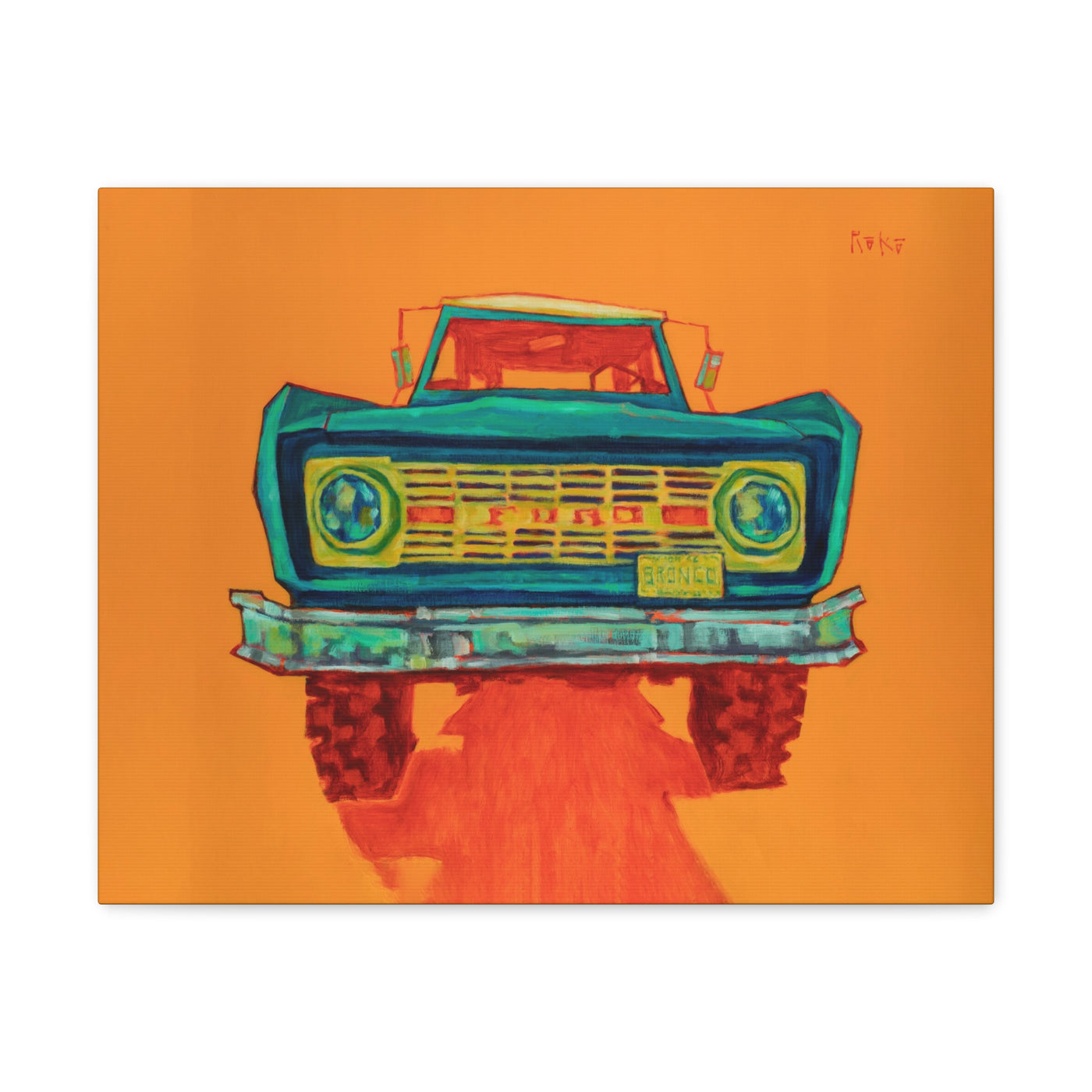 "Bronco" by Tony Roko, Canvas Gallery Wraps