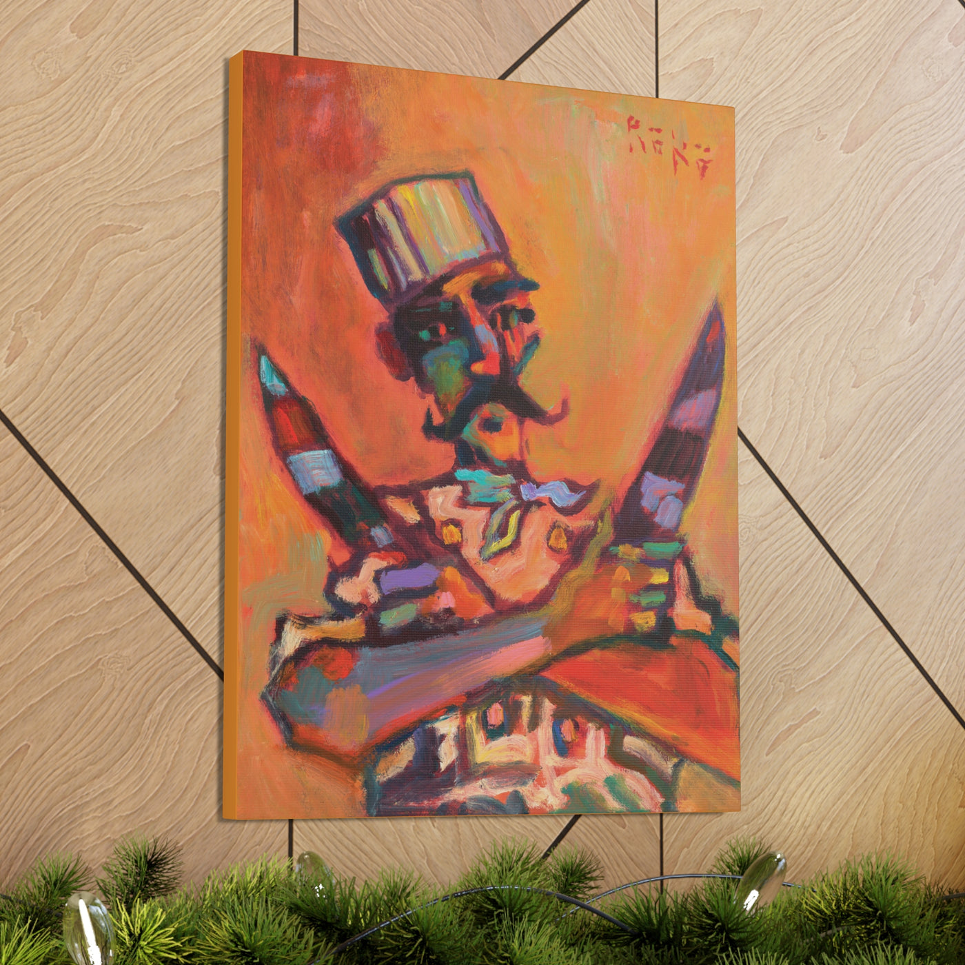 "Le Cuisto" by Tony Roko, Canvas Gallery Wrap