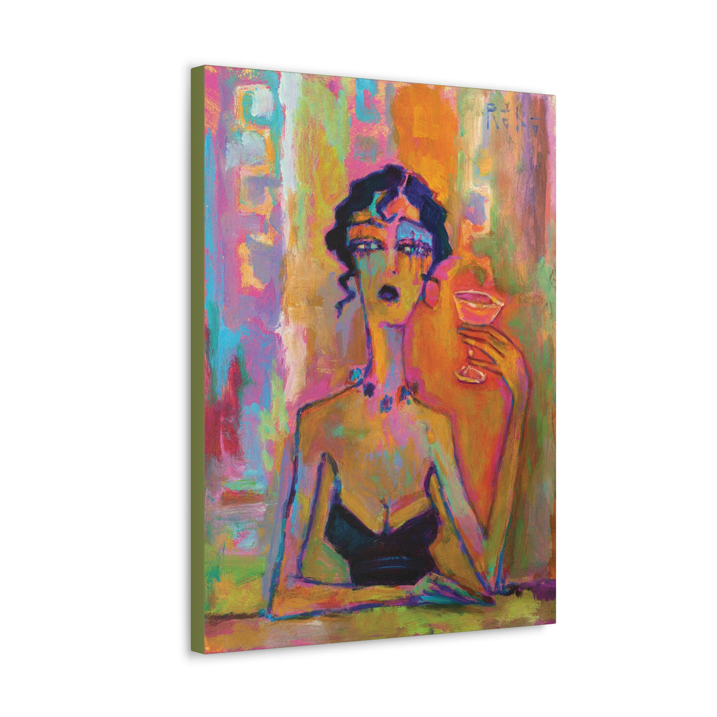 "French 75" by Tony Roko, Canvas Gallery Wrap