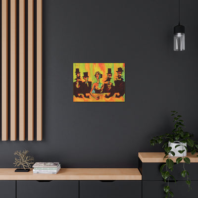 "After Hours at the Red Mill" by Tony Roko, Canvas Gallery Wrap