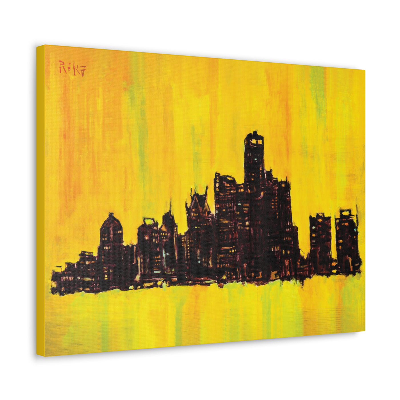 "Cityscape" by Tony Roko, Canvas Gallery Wrap