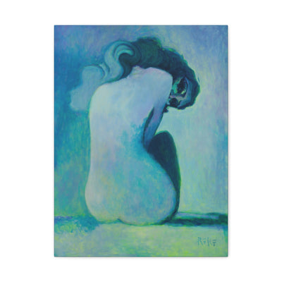 "Seated Nude" by Tony Roko, Canvas Gallery Wrap