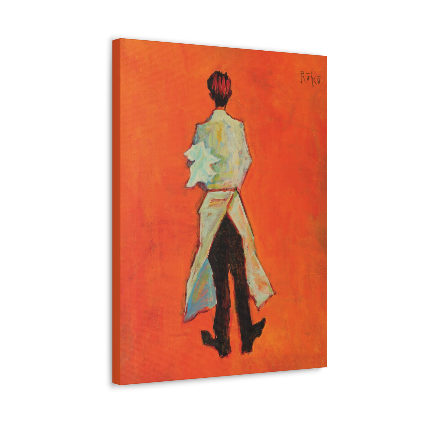 "The Server" by Tony Roko, Canvas Gallery Wrap