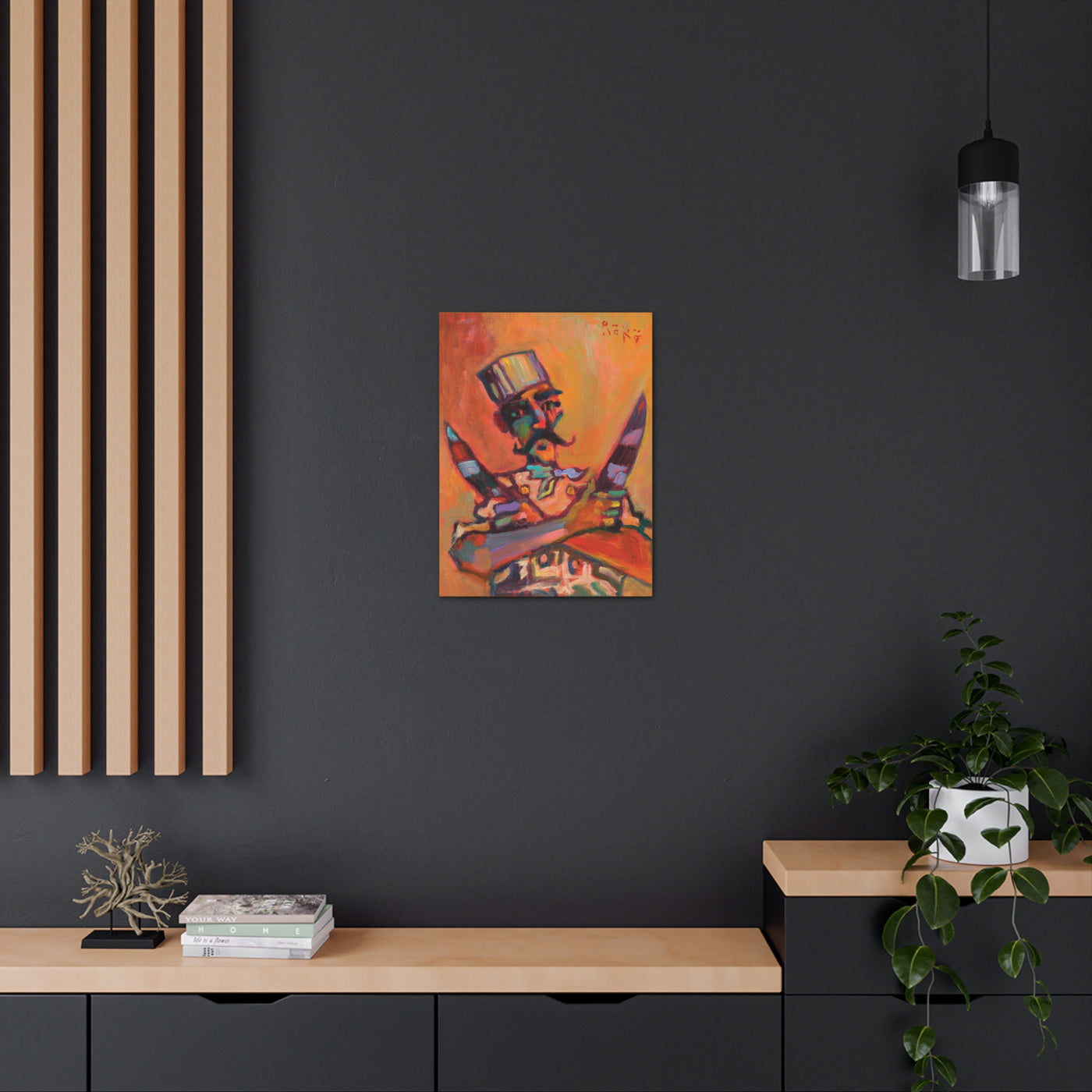 "Le Cuisto" by Tony Roko, Canvas Gallery Wrap