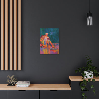 "Oyster Shucker" by Tony Roko, Canvas Gallery Wrap